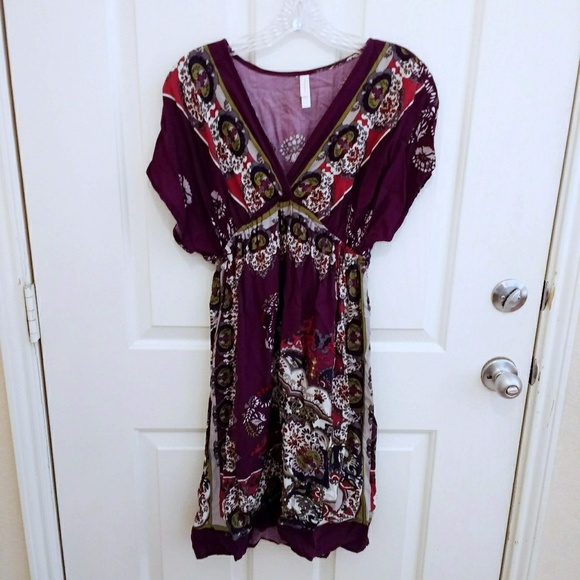 🎉DONATING 8/1 HP Boho print kimono style dress - Picture 2 of 8